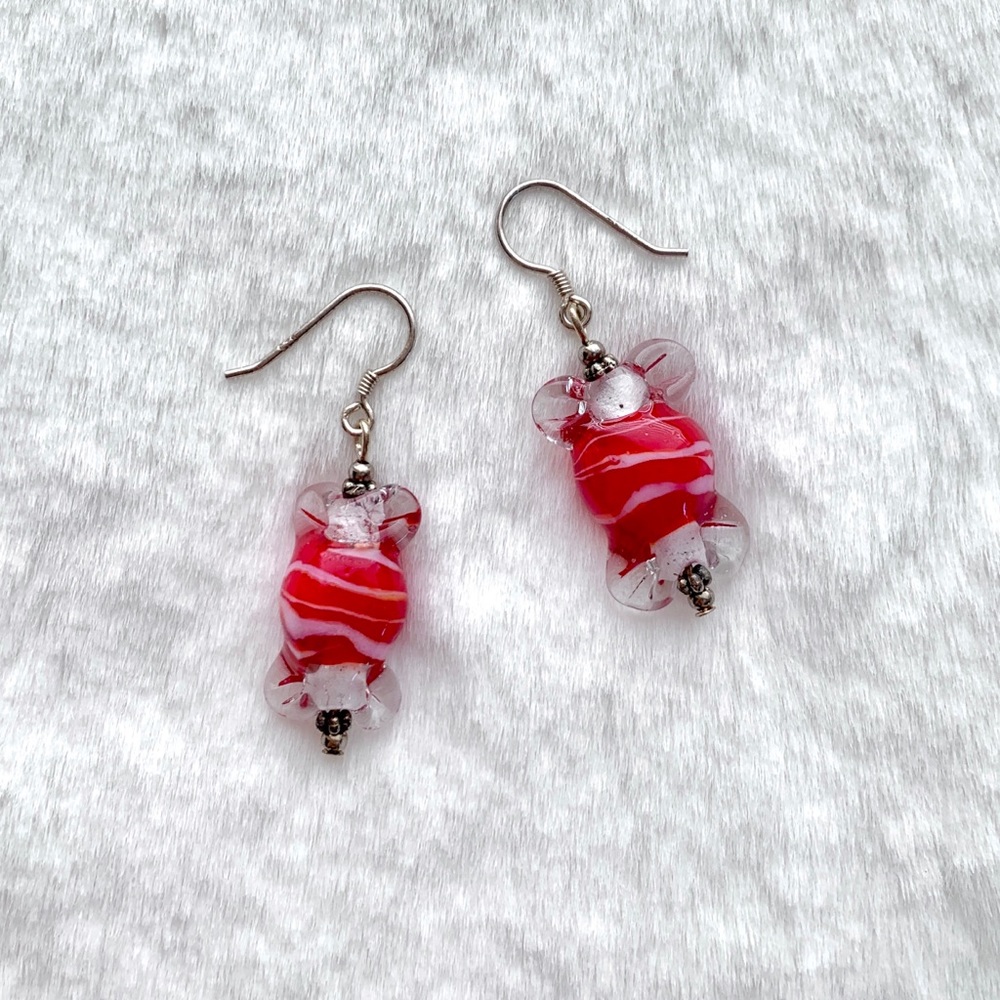 NEW Handmade Christmas Candy Earrings